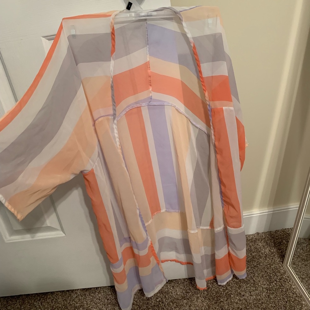 Sheer cardigan